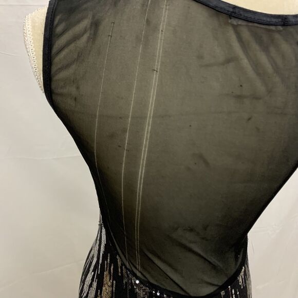 womens agaci black dress with silver sequence XS ? - Picture 6 of 8